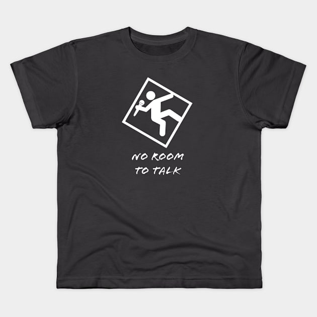 Box Man Logo Kids T-Shirt by No Room to Talk 